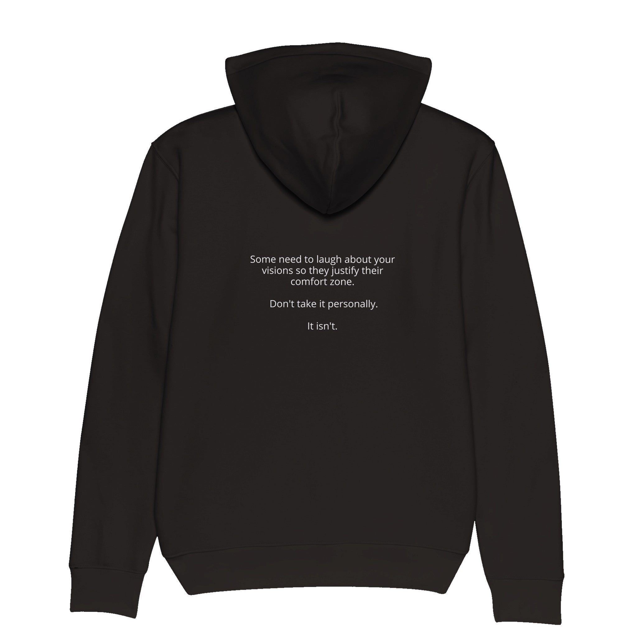 SJOYCE Bio Hoodie made from print material, featuring a comfortable design and natural fabric texture.