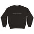 SJOYCE crewneck sweatshirt with printed message "It gets easier. Trust the process" in soft fabric, shown in a close-up image.