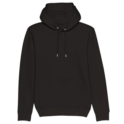 SJOYCE Bio Hoodie made from print material featuring a comfortable, eco-friendly design with a vibrant printed pattern.