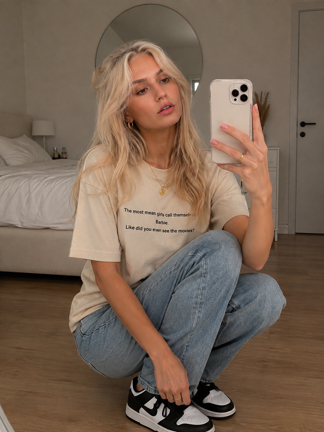 SJOYCE Unisex Organic Cotton T-Shirt - The most mean girls call themselves Barbie.  Like did you even see the movies?