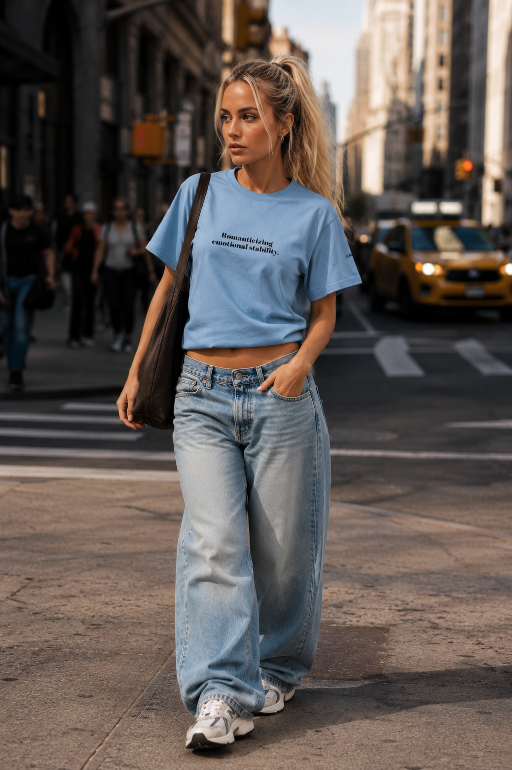 SJOYCE T-shirt - Romanticizing emotional stability.