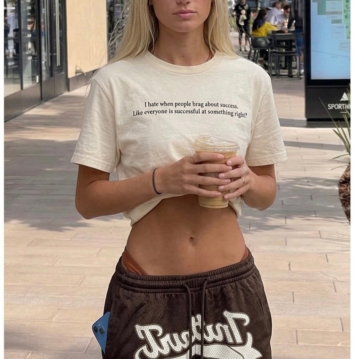 SJOYCE Garment-dyed heavyweight cotton tee - I hate when people brag about success. Like everyone is successful with something right?