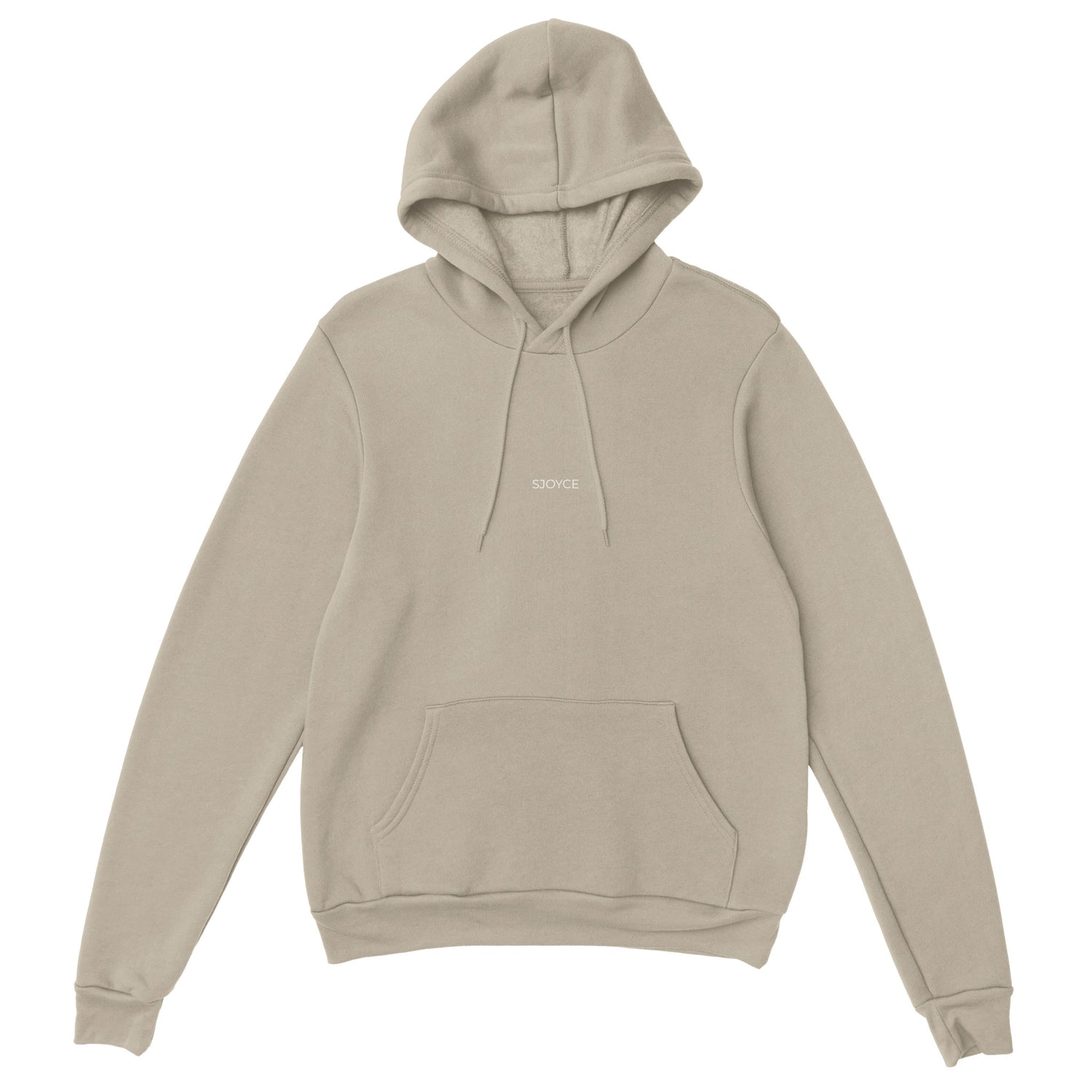 SJOYCE hoodie made of print material, featuring a casual fit with a colorful graphic design on the front.