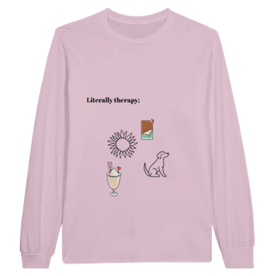 SJOYCE Longsleeve - Literally therapy: