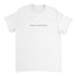 SJPonlineshop print T-shirt featuring the phrase "Hang on. Let me overthink this..." in casual font on soft fabric.